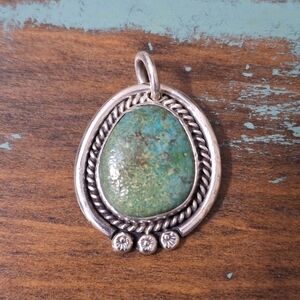 Green Turquoise Pendant